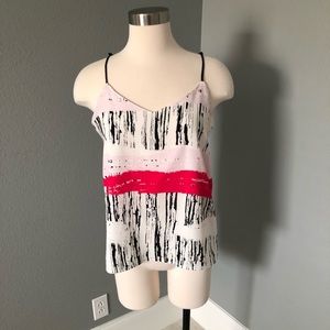 Porophrase Sleeveless Chiffon Cami Tank Top Blouse